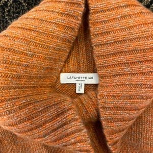 Gorgeous burnt orange sweater!